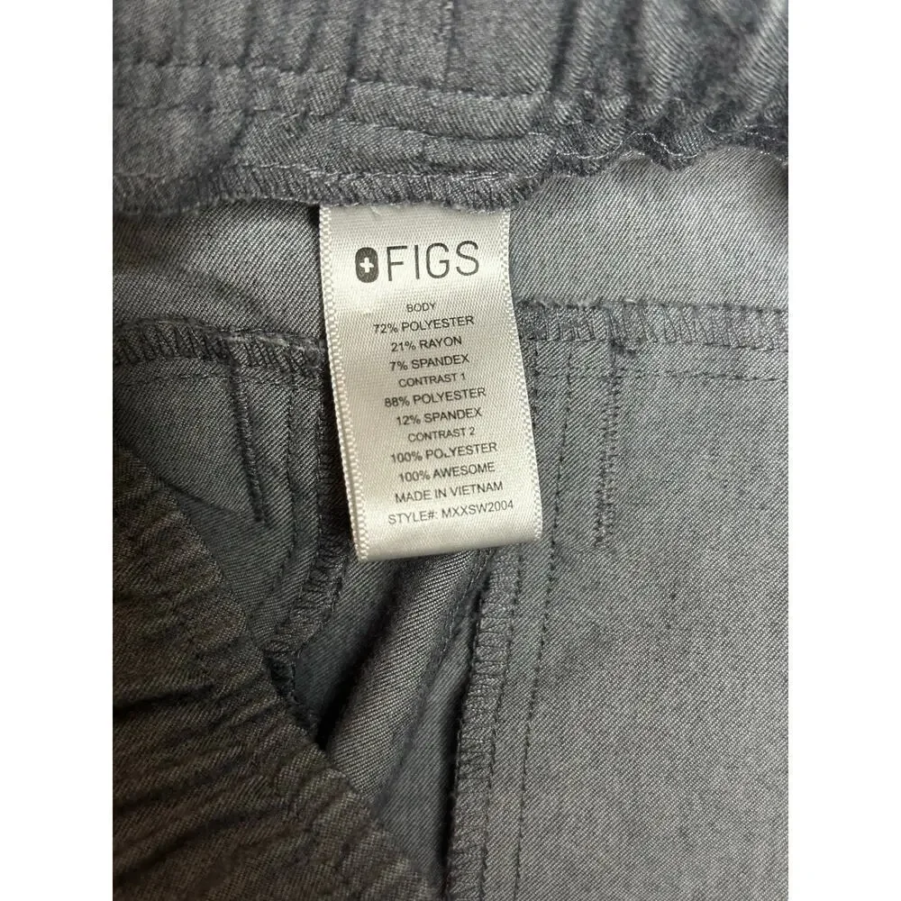 Figs Tansen‎ Jogger Scrub Pants GRAPHITE Small
